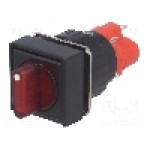 Comutator rotativ, 2 pozitii, ONPOW - LAS1F-11X/2/R Comutator rotativ, 2 pozitii, ONPOW - LAS1F-11X/2/R