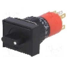 Comutator rotativ, 2 pozitii, ONPOW - LAS1J-11X/2/JC/N