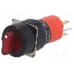 Comutator rotativ, 2 pozitii, ONPOW - LAS1Y-11X/2/JC/R Comutator rotativ, 2 pozitii, ONPOW - LAS1Y-11X/2/JC/R