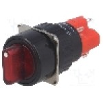 Comutator rotativ, 2 pozitii, ONPOW - LAS1Y-11X/2/R Comutator rotativ, 2 pozitii, ONPOW - LAS1Y-11X/2/R