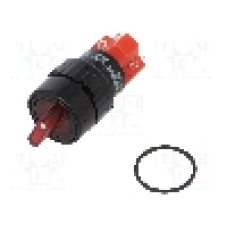 Comutator rotativ, 2 pozitii, ONPOW - LAS1Y-11X/2/R/12V