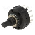 Comutator rotativ, 3 pozitii, C&K - A403-03-M-N-Z-Q Comutator rotativ, 3 pozitii, C&K - A403-03-M-N-Z-Q