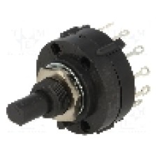 Comutator rotativ, 3 pozitii, C&K - A403-03-M-N-Z-Q