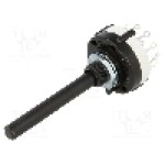 Comutator rotativ, 3 pozitii, LORLIN - CK1032 Comutator rotativ, 3 pozitii, LORLIN - CK1032