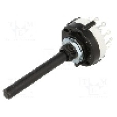 Comutator rotativ, 3 pozitii, LORLIN - CK1032 Comutator rotativ, 3 pozitii, LORLIN - CK1032