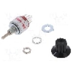 Comutator rotativ, 3 pozitii, NKK SWITCHES - MRA403-A Comutator rotativ, 3 pozitii, NKK SWITCHES - MRA403-A