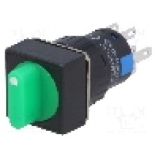 Comutator rotativ, 3 pozitii, ONPOW - LAS1-AF-22X/31/G/12V