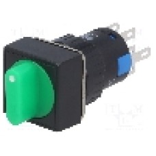 Comutator rotativ, 3 pozitii, ONPOW - LAS1-AF-22X/31/G/24V
