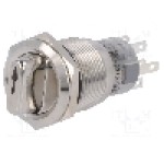Comutator rotativ, 3 pozitii, ONPOW - LAS1-AGQ-22X/31/G/12V/S Comutator rotativ, 3 pozitii, ONPOW - LAS1-AGQ-22X/31/G/12V/S