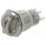 Comutator rotativ, 3 pozitii, ONPOW - LAS1-AGQ-22X/31/R/12V/S Comutator rotativ, 3 pozitii, ONPOW - LAS1-AGQ-22X/31/R/12V/S