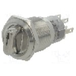 Comutator rotativ, 3 pozitii, ONPOW - LAS1-AGQ-22X/31/R/24V/S Comutator rotativ, 3 pozitii, ONPOW - LAS1-AGQ-22X/31/R/24V/S