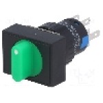 Comutator rotativ, 3 pozitii, ONPOW - LAS1-AJ-22X/31/G/24V Comutator rotativ, 3 pozitii, ONPOW - LAS1-AJ-22X/31/G/24V