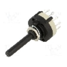 Comutator rotativ, 6 pozitii, CANAL ELECTRONIC - SR26NS1-2-6-M10-38R6 Comutator rotativ, 6 pozitii, CANAL ELECTRONIC - SR26NS1-2-6-M10-38R6