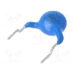 Condensator ceramic, 2.2nF, {{Tensiune de lucru}}, Y5V, KEMET - C901U222MYVDBAWL35