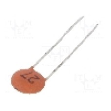 Condensator ceramic, 27pF, 100V, P350-N1000, SR PASSIVES - CCK-27P/2.5