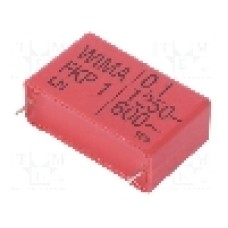 Condensator cu polipropilena, 100nF, 600V AC, 1250V DC - FKP1R031007D00KSSD