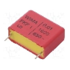 Condensator cu polipropilena, 10nF, 650V AC, 1600V DC - FKP1T021005H00KSSD