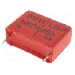 Condensator cu polipropilena, 1.5µF, 160V AC, 250V DC - MKP4F041505G00KSSD Condensator cu polipropilena, 1.5µF, 160V AC, 250V DC - MKP4F041505G00KSSD