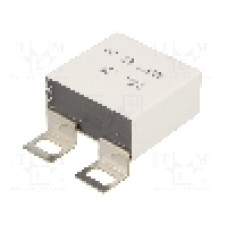 Condensator cu polipropilena, 1µF, 550V AC, 850V DC - C4BSMBX4100ZAFJ Condensator cu polipropilena, 1µF, 550V AC, 850V DC - C4BSMBX4100ZAFJ