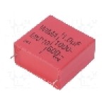 Condensator cu polipropilena, 1µF, 600V AC, 1kV DC - MKP1O141007G00KSSD