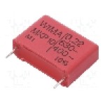 Condensator cu polipropilena, 220nF, 400V AC, 630V DC - MKP1J032205F00KSSD