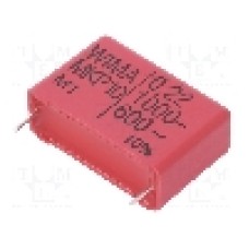 Condensator cu polipropilena, 220nF, 600V AC, 1kV DC - MKP1O132206B00KSSD