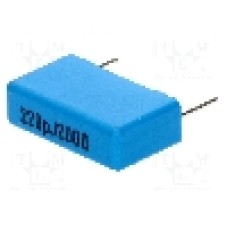 Condensator cu polipropilena, 220pF, 700V AC, 2000V DC - PHE448SB3220JR06 Condensator cu polipropilena, 220pF, 700V AC, 2000V DC - PHE448SB3220JR06
