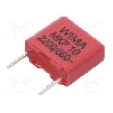 Condensator cu polipropilena, 2.2nF, 280V AC, 630V DC - MKP1J012202C00KSSD