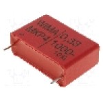 Condensator cu polipropilena, 330nF, 400V AC, 1kV DC - MKP4O133306B00KSSD Condensator cu polipropilena, 330nF, 400V AC, 1kV DC - MKP4O133306B00KSSD
