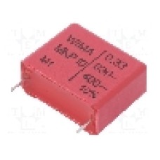 Condensator cu polipropilena, 330nF, 400V AC, 630V DC - MKP1J033305I00KSSD Condensator cu polipropilena, 330nF, 400V AC, 630V DC - MKP1J033305I00KSSD