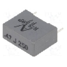 Condensator cu polipropilena, 470nF, 160V AC, 250V DC - R75II3470AA40J