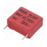 Condensator cu polipropilena, 47nF, 600V AC, 1kV DC - MKP1O124704F00KSSD Condensator cu polipropilena, 47nF, 600V AC, 1kV DC - MKP1O124704F00KSSD