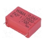 Condensator cu polipropilena, 47nF, 700V AC, 2000V DC - FKP1U024707E00KSSD