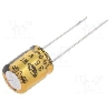 Condensator electrolitic, 100µF, 35V DC, SAMWHA - WT1V107M1012MPA