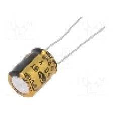 Condensator electrolitic, 100µF, 50V DC, SAMWHA - WT1H107M1012MPA