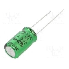 Condensator electrolitic, 10µF, 200V DC, SAMWHA - RB2D106M10016BB