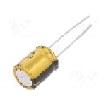 Condensator electrolitic, 150µF, 35V DC, SAMWHA - WT1V157M1012MPA