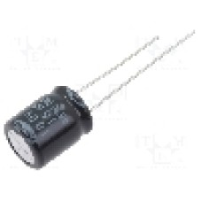 Condensator electrolitic, 15µF, 100V DC, SAMWHA - NP2A156M1012MBB