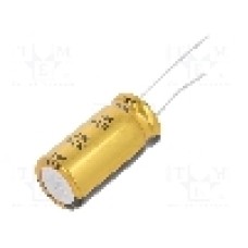 Condensator electrolitic, 1mF, 35V DC, SAMWHA - WT1V108M12025PL