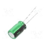 Condensator electrolitic, 330µF, 25V DC, SAMWHA - RB1E337M10016BB