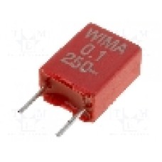 Condensator poliester, 100nF, 160V AC, 250V DC, WIMA - MKS2F031001E00KSSD