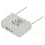 Condensator poliester, 10µF, {{Tensiune de lucru max.}}, KEMET - MMK22.5106K63D15L16.5TR18