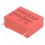 Condensator poliester, 3.3µF, 160V AC, 250V DC, WIMA - MKS4F043305I00JSSD Condensator poliester, 3.3µF, 160V AC, 250V DC, WIMA - MKS4F043305I00JSSD
