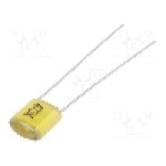 Condensator poliester, 47nF, 50V DC, NICHICON - QYX1H473KTP Condensator poliester, 47nF, 50V DC, NICHICON - QYX1H473KTP