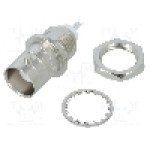 Conector BNC, 50Ω, mama, argintat, AMPHENOL - 031-236 Conector BNC, 50Ω, mama, argintat, AMPHENOL - 031-236