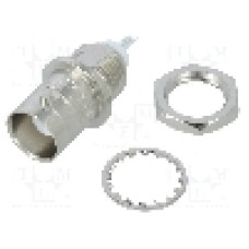 Conector BNC, 50Ω, mama, argintat, AMPHENOL - 031-236