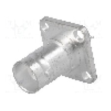Conector BNC, 50Ω, mama, argintat, TE Connectivity - 1-1337446-0