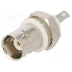 Conector BNC, 50Ω, mama, argintat, TE Connectivity - 1-1337447-0 Conector BNC, 50Ω, mama, argintat, TE Connectivity - 1-1337447-0