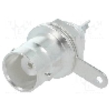 Conector BNC, 50Ω, mama, argintat, TE Connectivity - 1-1337450-0 Conector BNC, 50Ω, mama, argintat, TE Connectivity - 1-1337450-0