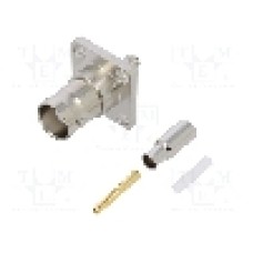 Conector BNC, 50Ω, mama, aurit, AMPHENOL - 112288 Conector BNC, 50Ω, mama, aurit, AMPHENOL - 112288
